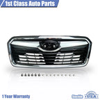 Chrome Trim Front Bumper Upper Grille for Subaru Forester (2019–2021)