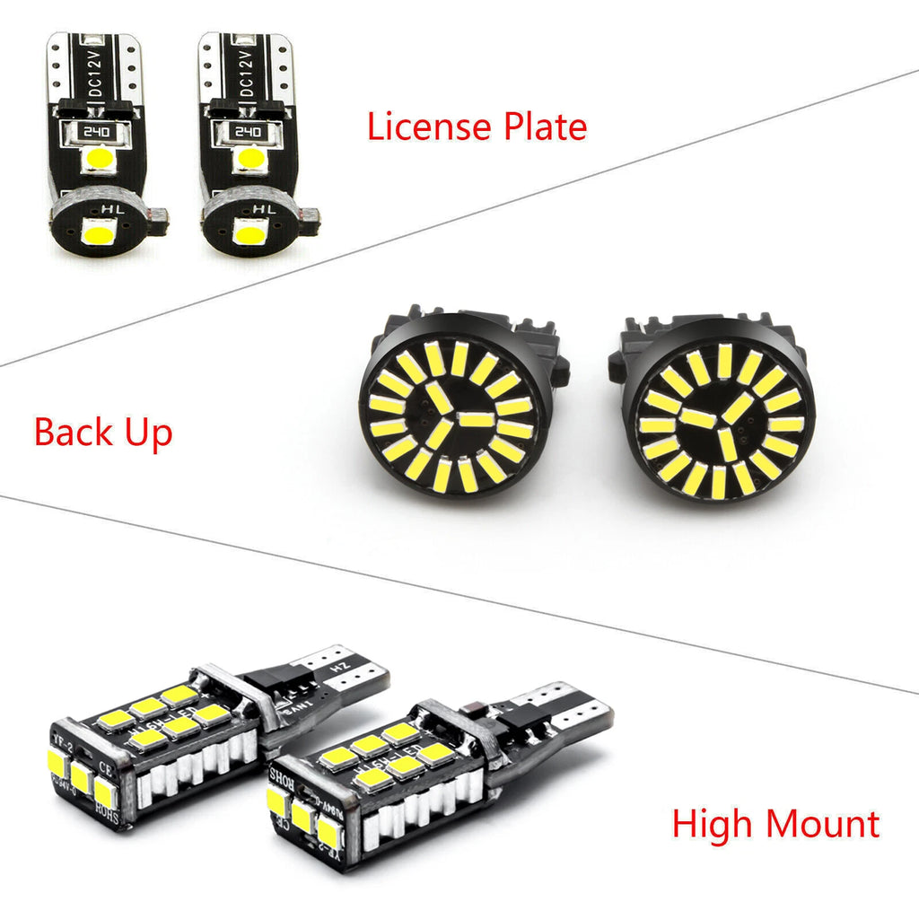 LED License Backup Reverse High Mount Lights Kit for Dodge Ram 1500/2500 (2003-2006)