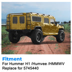 Set of 8 Fender Flares for Hummer H1/Humvee/HMMWV (Year Range)
