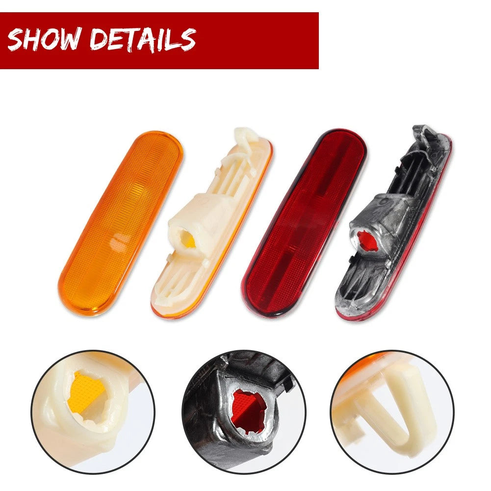 Set of 2 Side Marker Light Covers for Honda Civic Si EP3