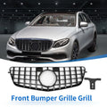 Front Upper Bumper Grille for Mercedes-Benz E300 (2009–2013) Black