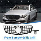 Front Upper Bumper Grille for Mercedes-Benz E300 (2009–2013) Black