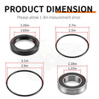 Rear Left Axle Wheel Bearing Seal for Honda Rancher 400 TRX400FA TRX400FGA (2004–2007)