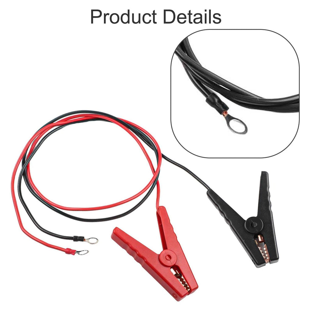 3Ft Electric Fence Wire with Crocodile Clips for Gardens and Farms