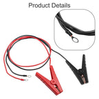 3Ft Electric Fence Wire with Crocodile Clips for Gardens and Farms