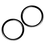 Door Loud Speaker Ring Cover Trim for BMW 3 Series E36 (1991–1999) Matte Black