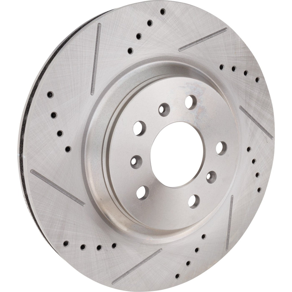 Brake Disc and Pad Kit for Cadillac DTS (2006–2011) Cross-drilled