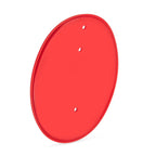 Red Number Plate for Honda Z50 Z50R (1979–1987)