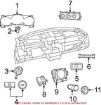 Genuine OEM HVAC Sun Sensor for Chrysler 3500 Ram (2011–2023) 68230115AB