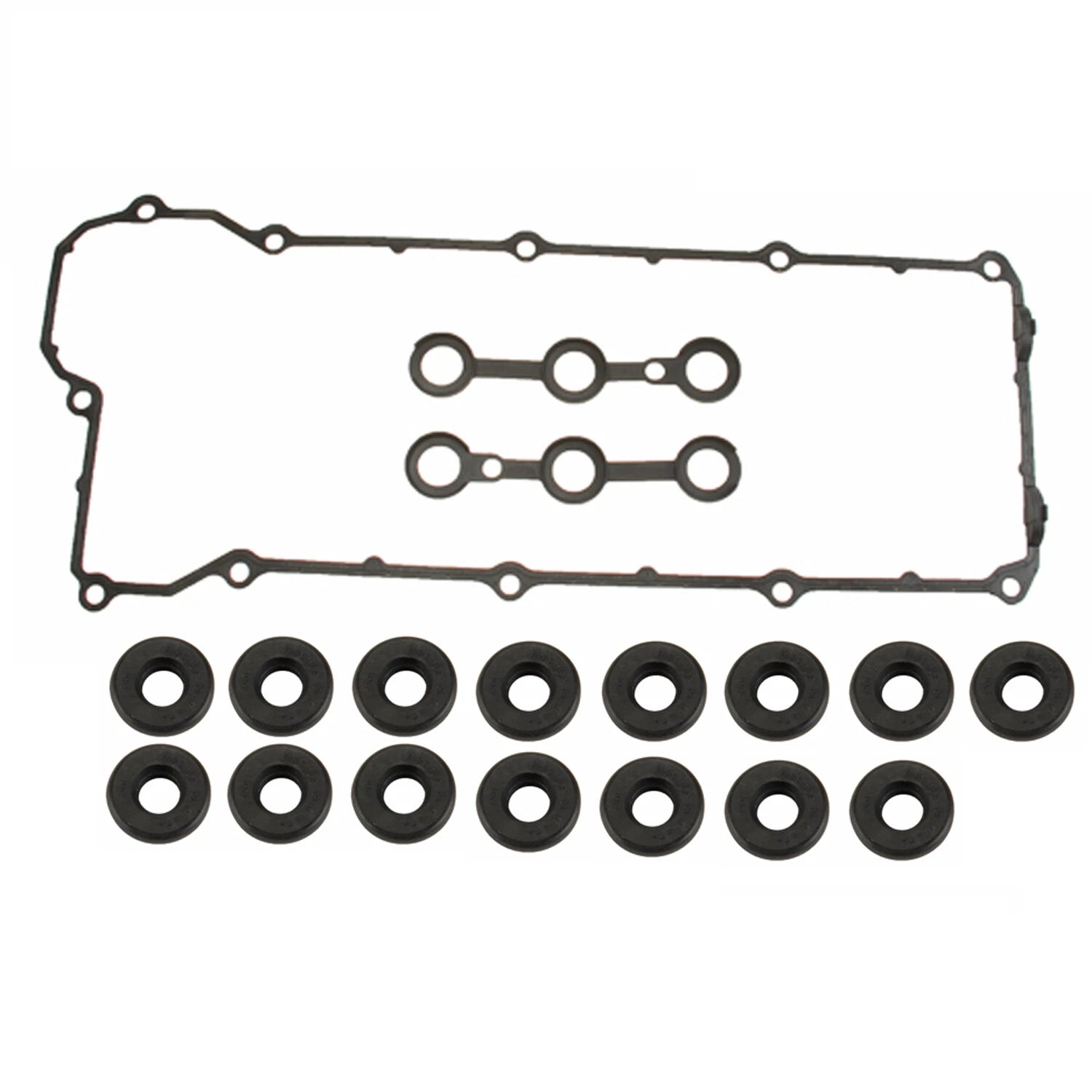 Elring Engine Valve Cover with 15 Nut Seals for BMW E34 E36 (1982–2000)