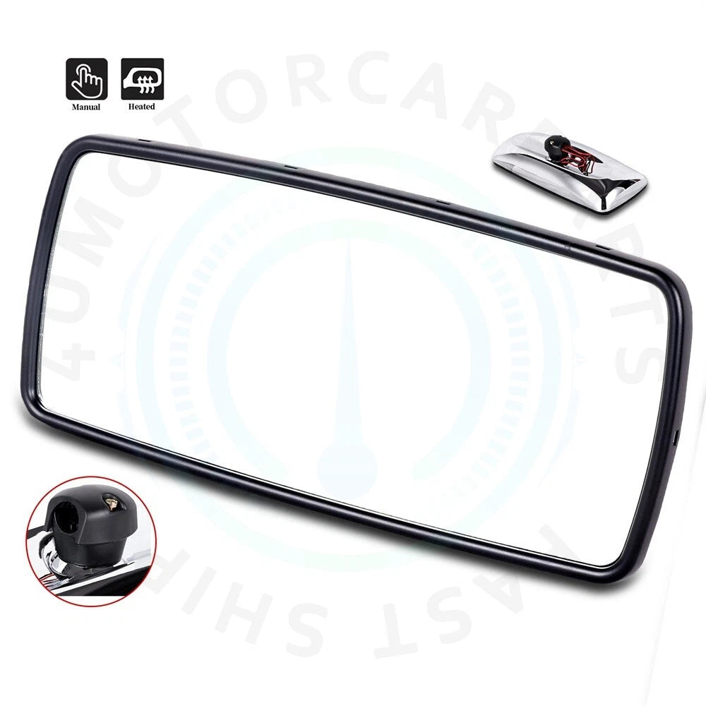 Heated Chrome Upper Main Mirror Set for Freightliner Columbia (2002–2019)