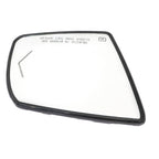 Right Passenger Side Mirror Glass for Tundra Sequoia (2007–2017) Heated Signal