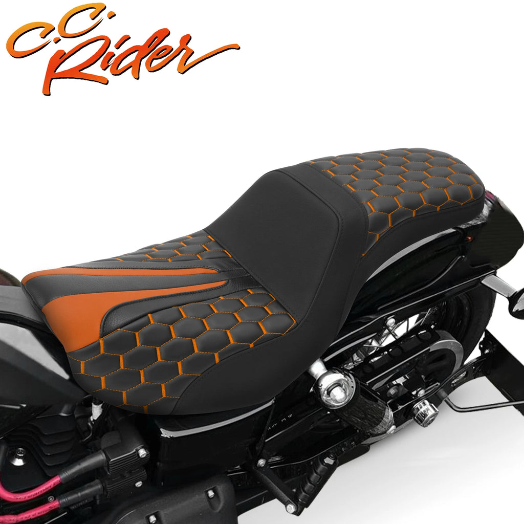 2X Driver Passenger Seats for Harley Dyna Low Rider Fat Bob (2006–2017)