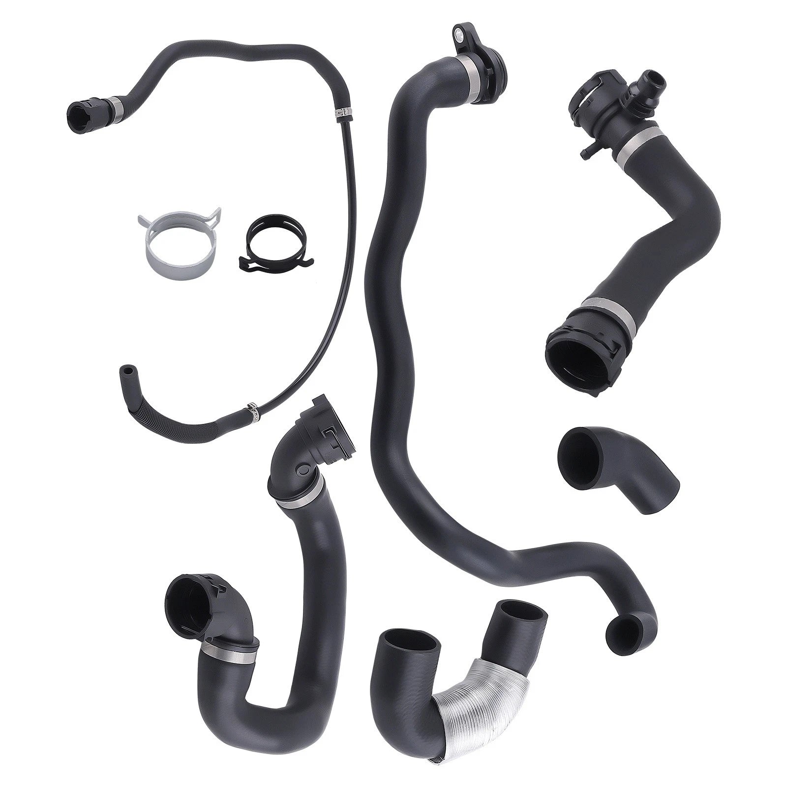 6X Radiator Coolant Water Hose Pipe Kit for BMW 335xi (2007–2008) 11537585023