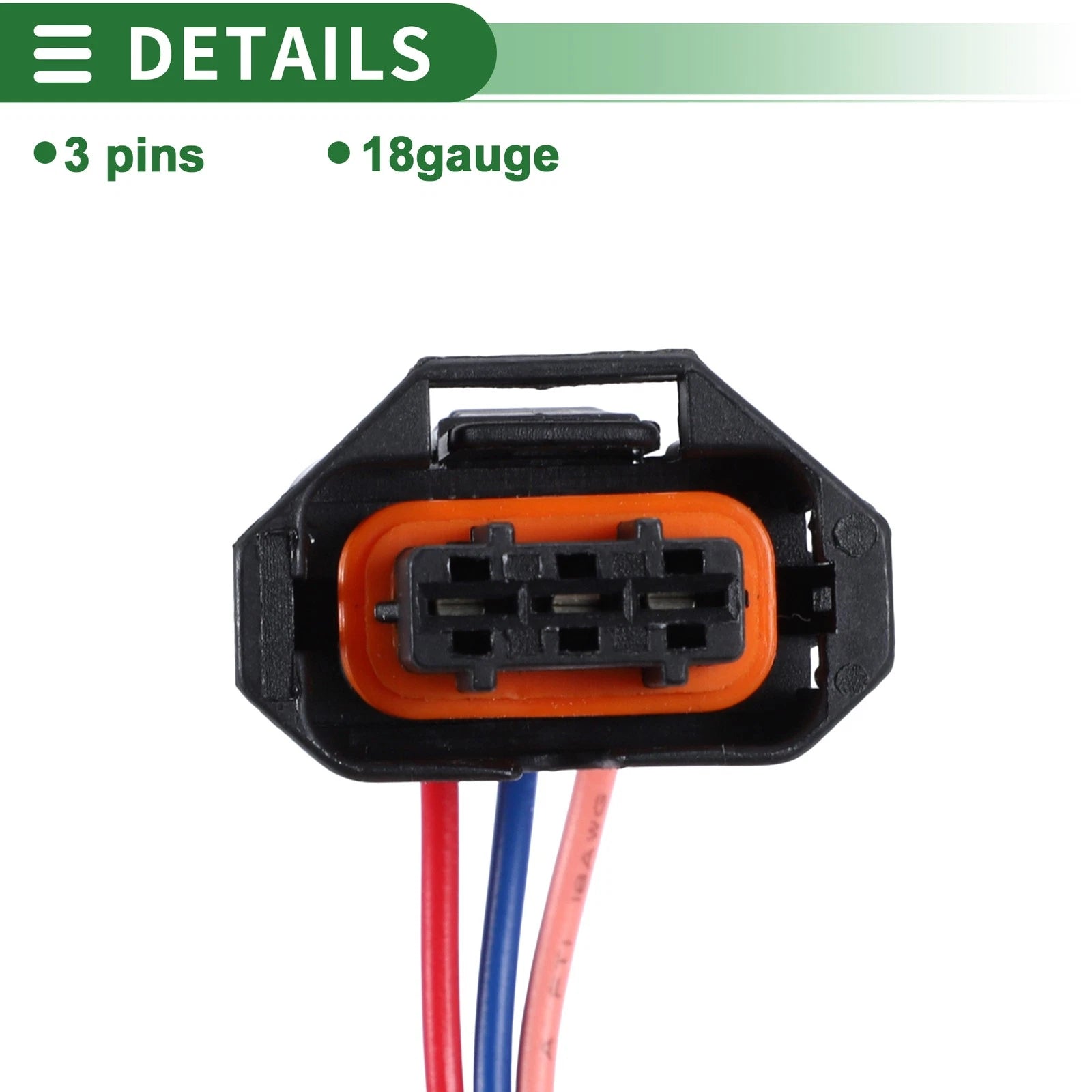 Set of 3 Pin Sensor Wiring Harnesses for Buick Encore (2013–2020) No. 13384360
