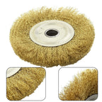 5 Brass Wire Wheel Copper Brush for Deburring Polishing Tool