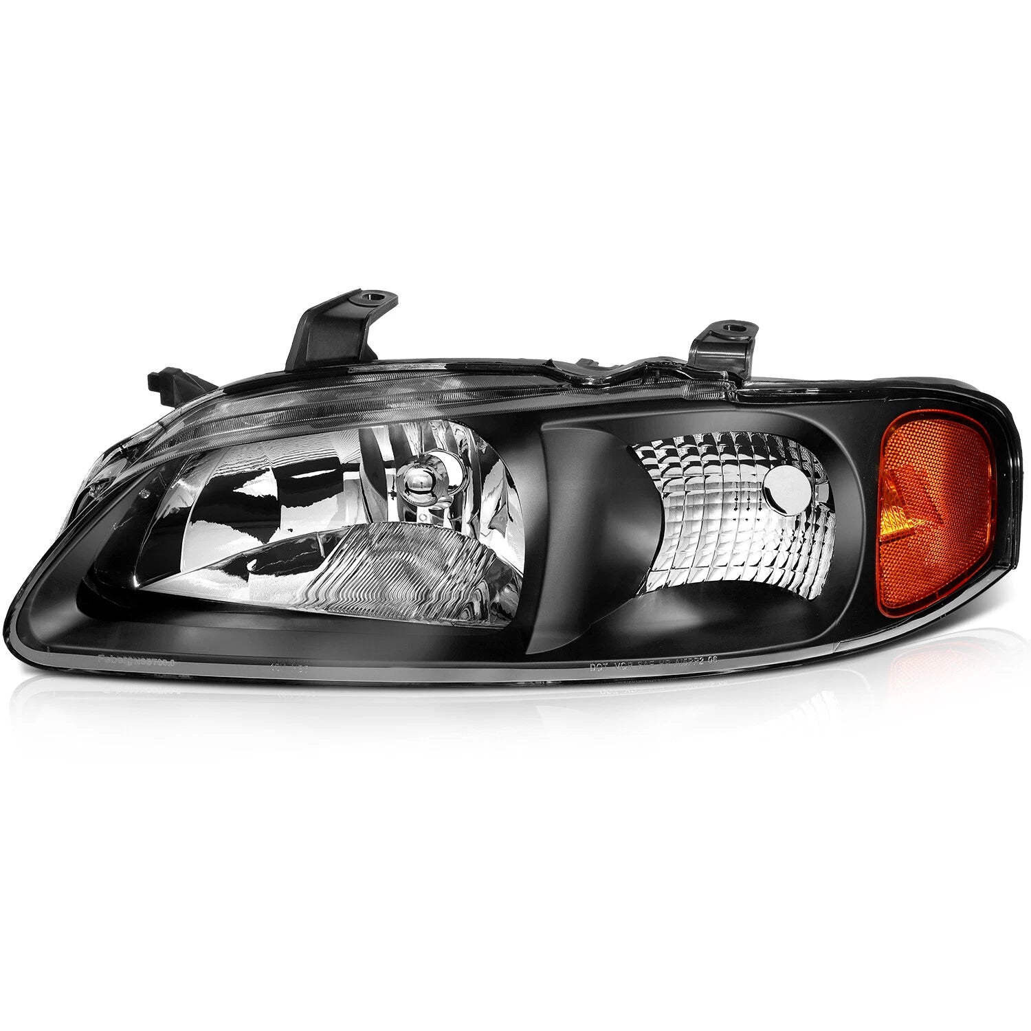 Headlight Assembly for Nissan Sentra (2000-2003) Black Housing