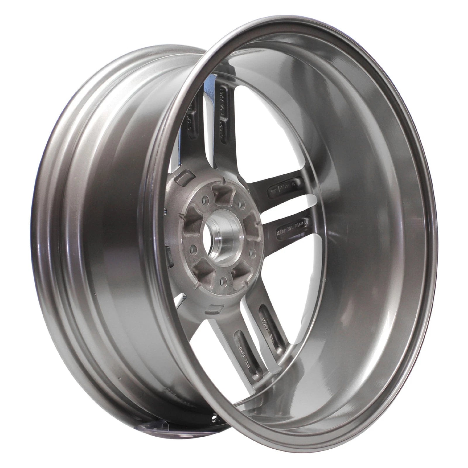 Wheel Rim Replacement Machined Grey Inset 19 Inch for 2017–2018 Santa Fe