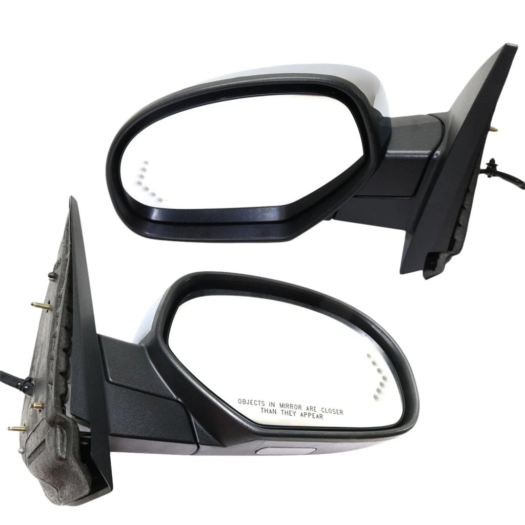 Set of 2 Power Heated Chrome Mirrors for Silverado 1500 (2007–2013)