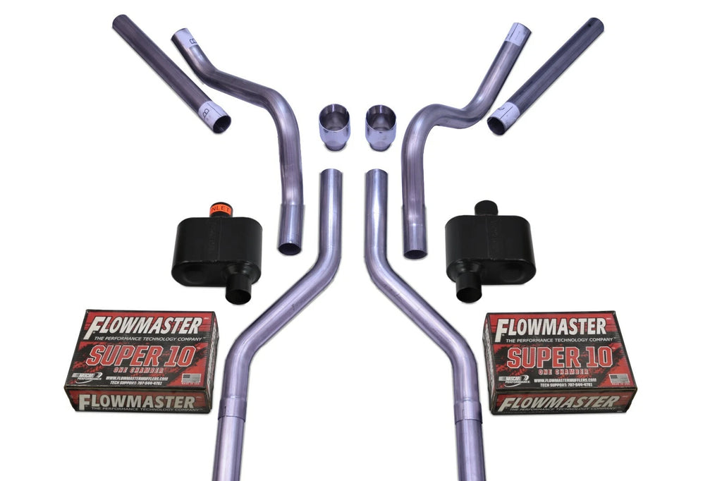 2.5" Dual Exhaust Kit for Chevy GMC C10 (1963–1972) - Flowmaster Super 10