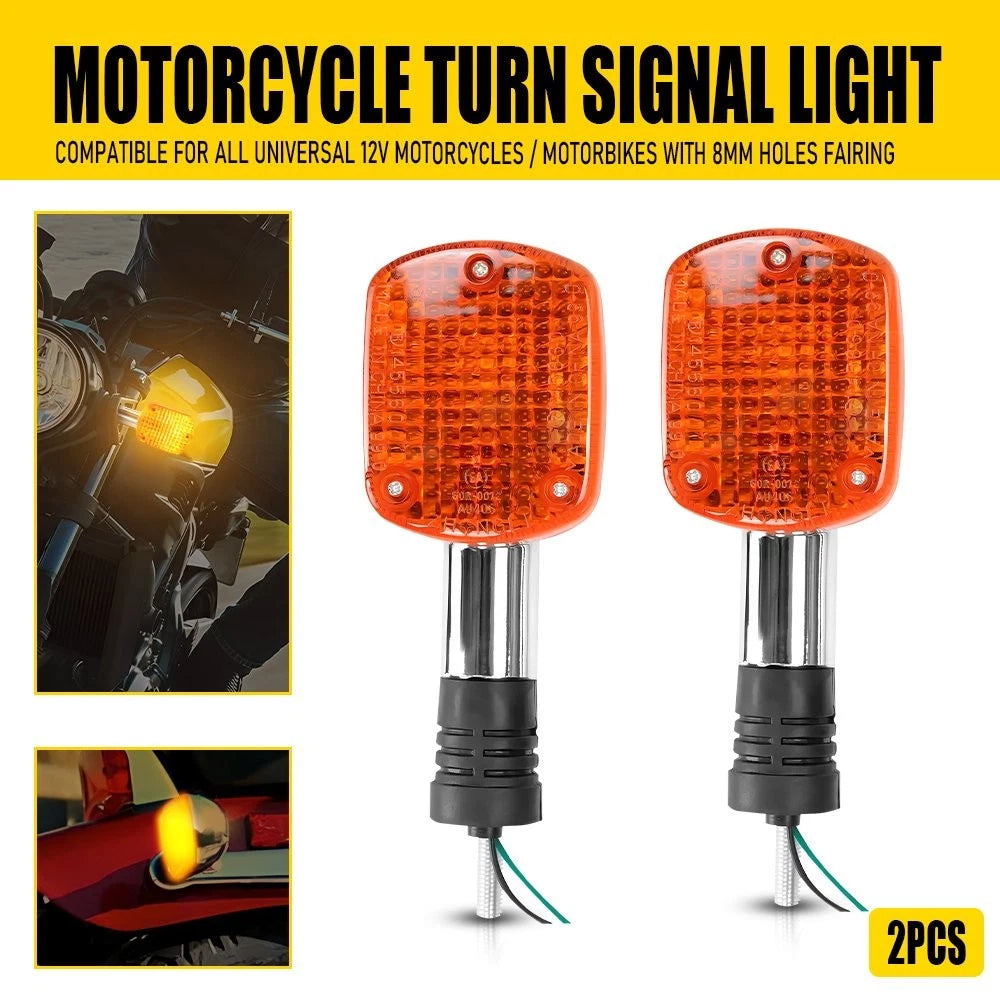 Turn Signal Blinker Light for Honda Magna VF250 VF750 Rebel CA250 CMX250 (1982–2003)