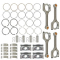 Engine Piston Kit & Connecting Rod & Crankshaft Main Bearing for Hyundai Kia