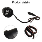 150W Car Power Inverter DC 12V/24V to 220V AC for Cup Holder Charger