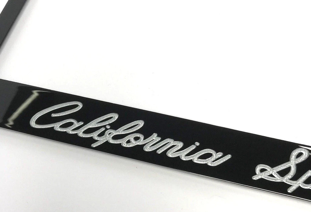 License Plate Frame Holder for Black Ford Mustang California Special (2005–2014)