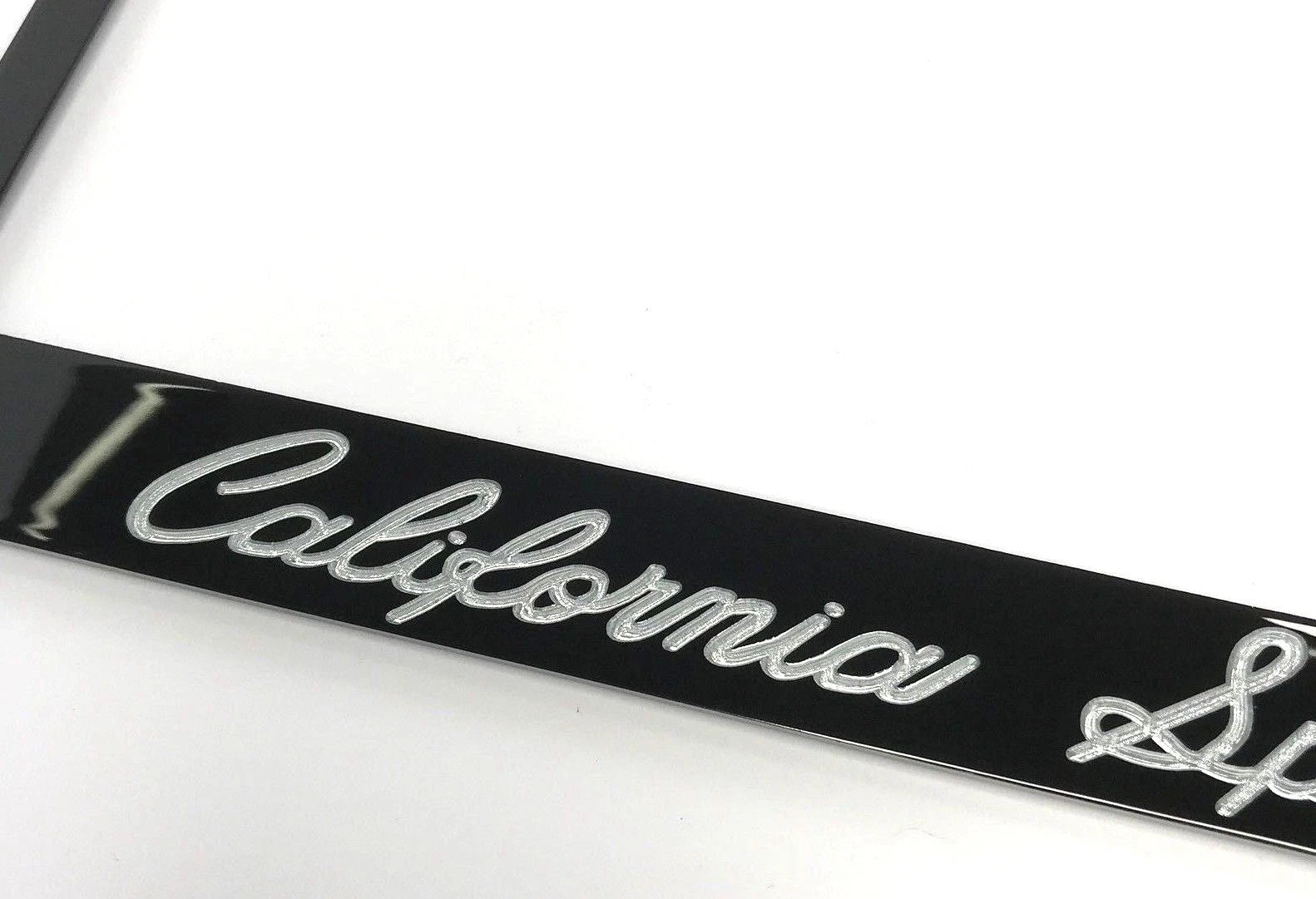 License Plate Frame Holder for Black Ford Mustang California Special (2005–2014)