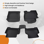 All-Weather TPE Floor Mat for Audi Q3 (2019–2025) Black Waterproof