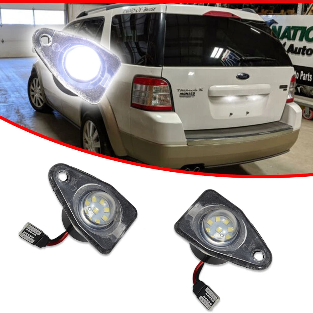 Full LED License Plate Light Pair for Ford Expedition Freestar Taurus Navigator