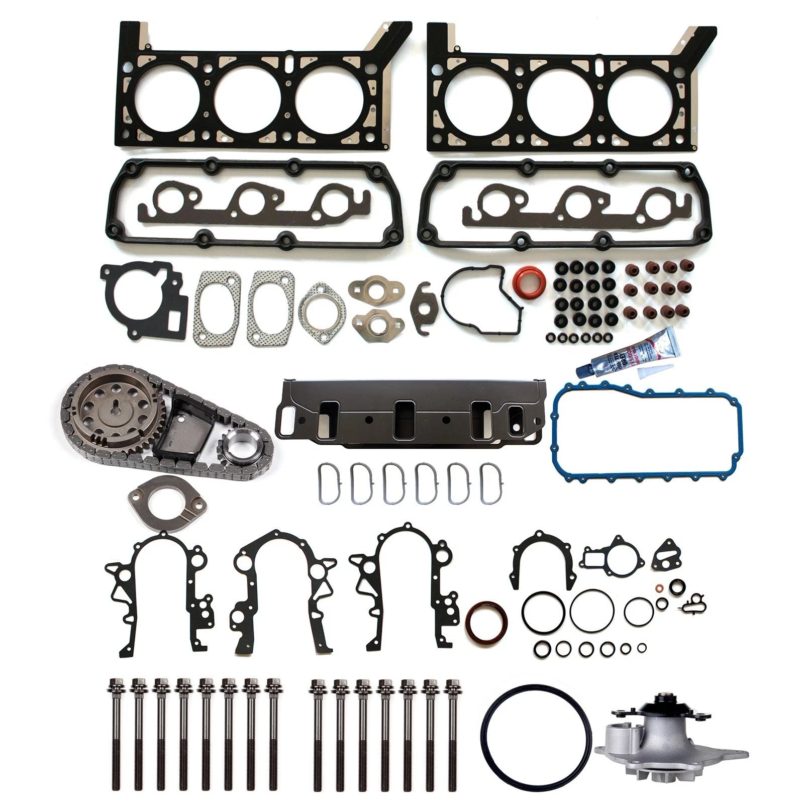 Full Gasket Set and Timing Chain Kit for Dodge Grand 3.3L (2001–2004)