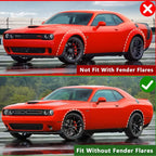 Set of 4 Fender Mud Splash Guards for Dodge Challenger (2015–2023)