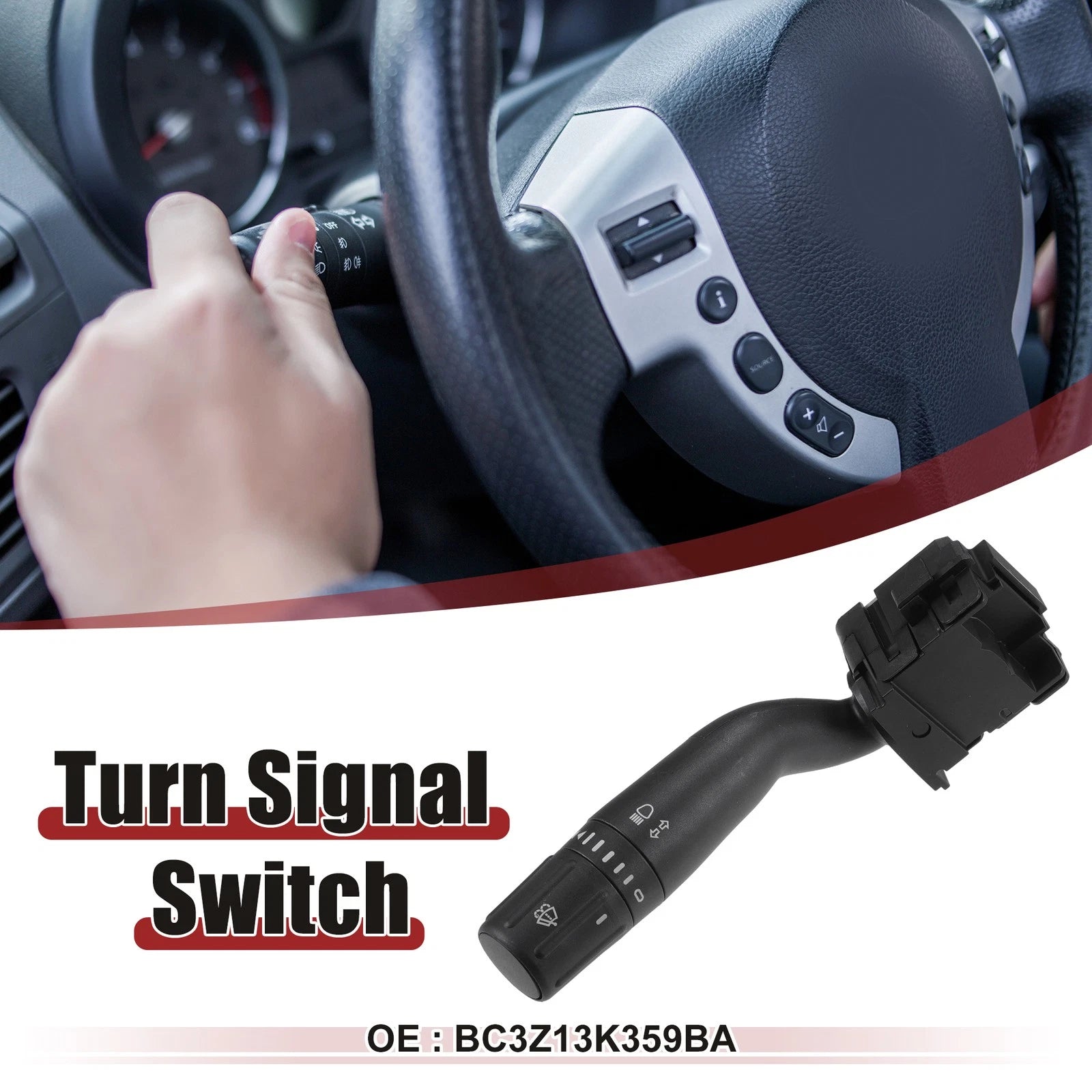 Turn Signal Switch for Ford F-150 (No.BC3Z13K359BA)