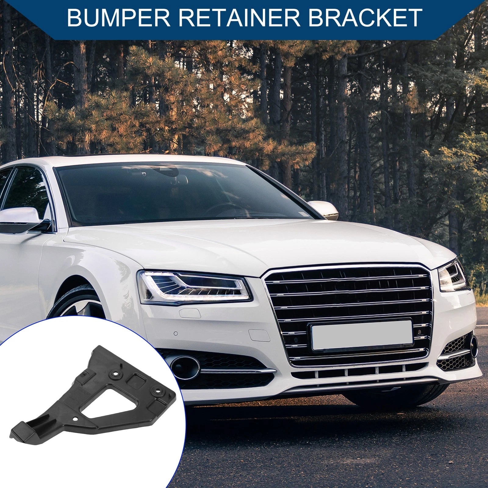 Left Front Bumper Support Bracket No. 4F0807227 for Audi A6 Quattro (2005–2011)