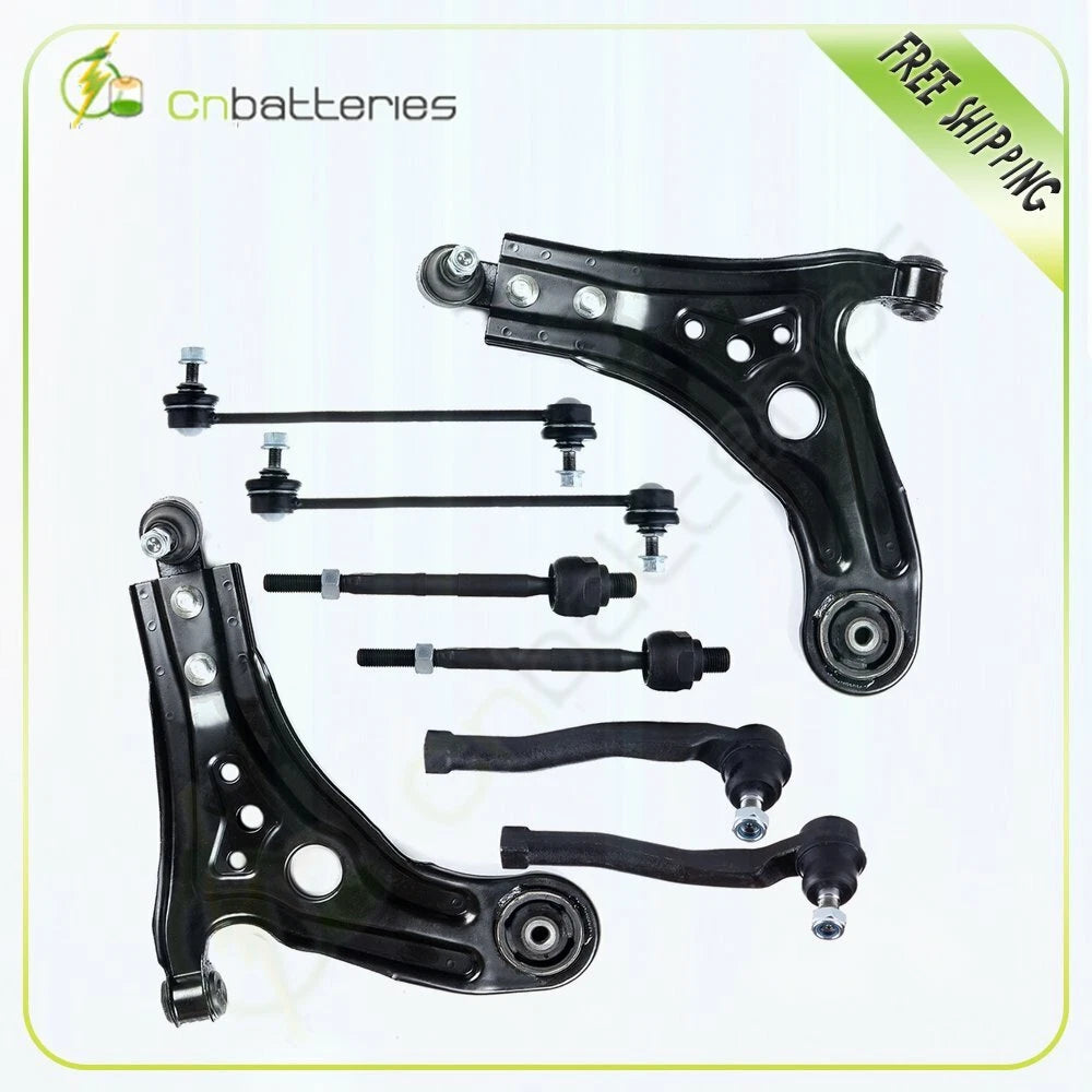 8x Front Lower Control Arm Tie Rod Kit for Chevrolet Pontiac Suzuki