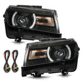 Halogen Upgrade HID Style Headlight for Chevy Camaro (2014–2015) W/LED DRL Pair