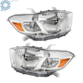 Set of 2 Headlights for Toyota Highlander (2008–2010) Amber