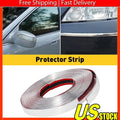 Set of 4 Chrome Trim Molding Strips for Car Body Door Protector
