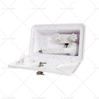 Shower Box Kit for Caravan RV Camper Trailer Boat (White)
