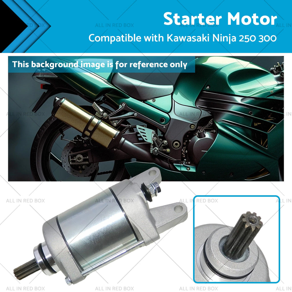 Starter Motor for Kawasaki Ninja 250 300 Versys-X 250 (2013–2020) 21163-0717