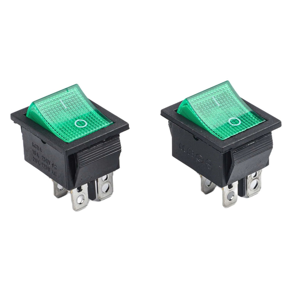 2X KCD4 4Pin Rocker Switches 30A 250V for Numatic Vacuum (Application)