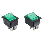 2X KCD4 4Pin Rocker Switches 30A 250V for Numatic Vacuum (Application)