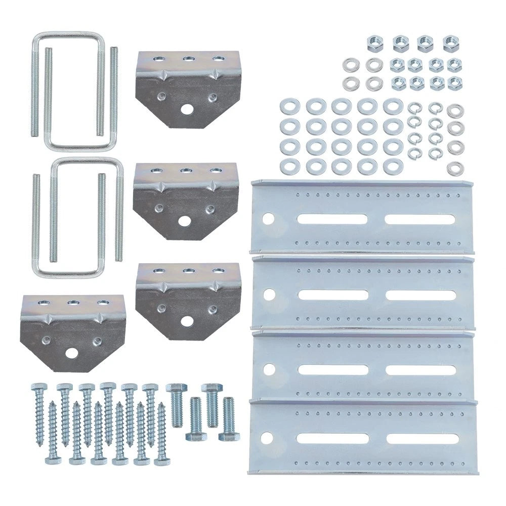 Set of 4 Swivel Top Bunk Brackets for Boat Trailer 2x3