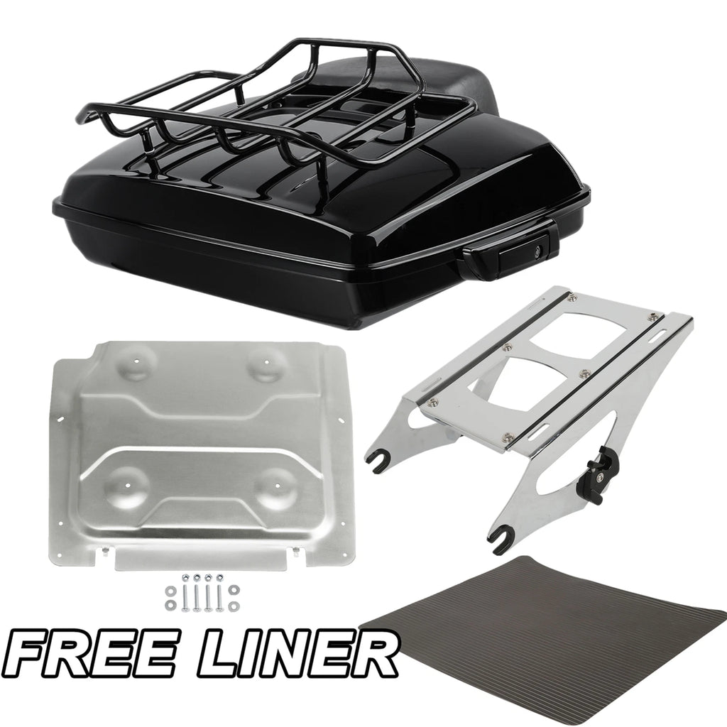 Trunk Pad Mount Rack Plate for Harley Touring Road Glide King (2014–2025)