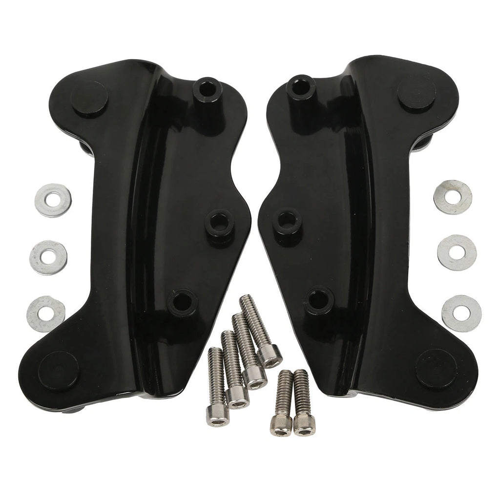 4X Black Docking Hardware Kits for Harley Touring FLHT FLHX FLHR FLTR (2009–2013)