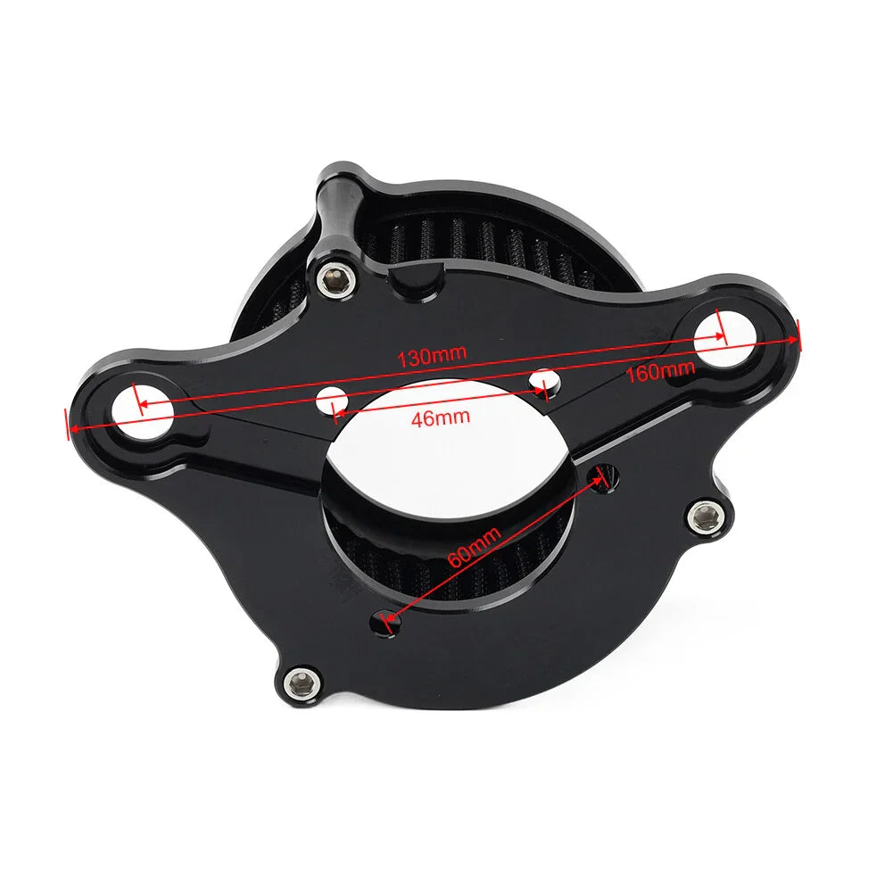 Red Air Cleaner Intake Filter Kit for Harley Sportster 1200 XL883 48 (1991-2021)