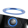 Blue Engine Start Stop Button Trim Ring for Toyota Tacoma, Camry, Prius, Corolla (2005-2023)