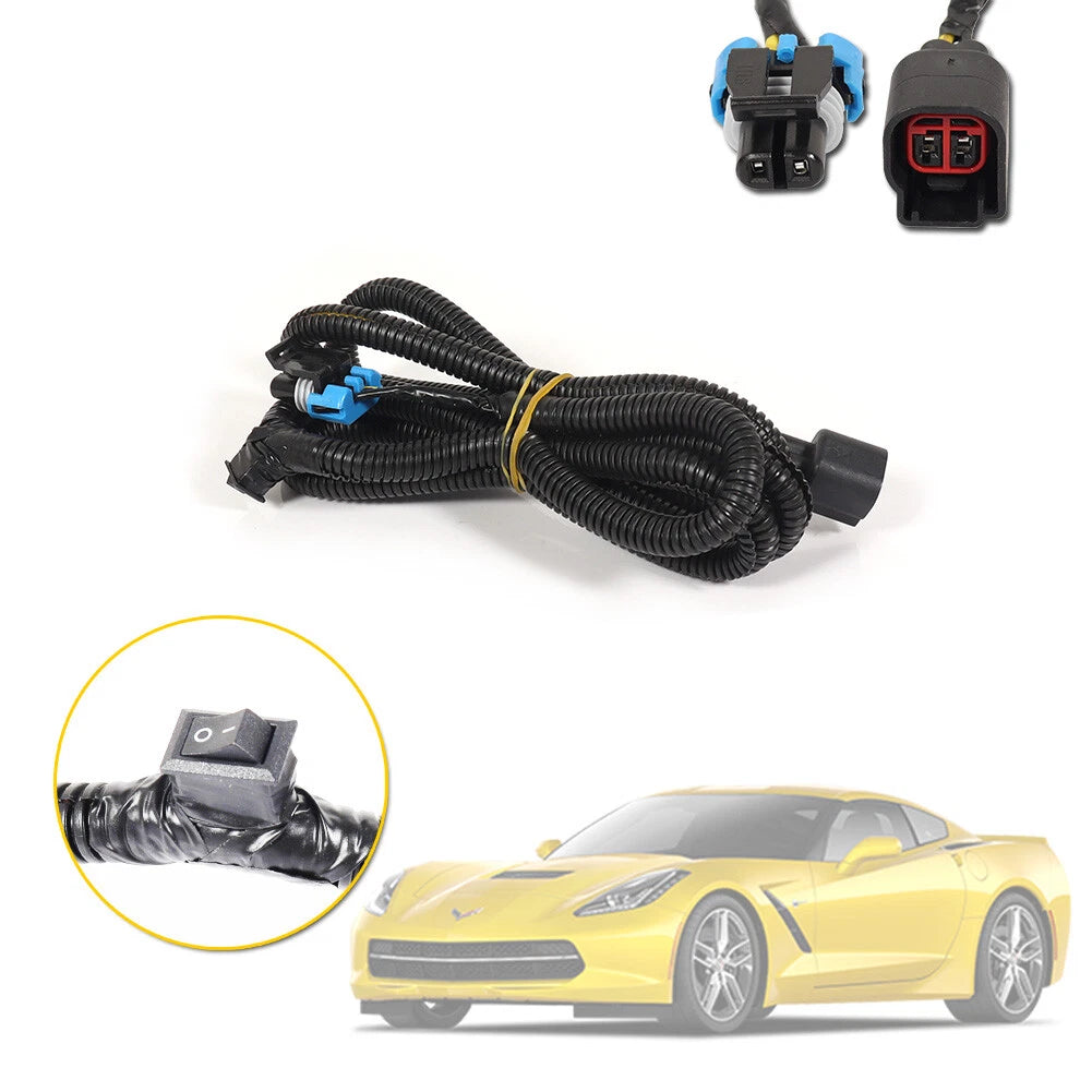 Hood Light Wire Harness with Switch for Corvette C6 (2005–2007)