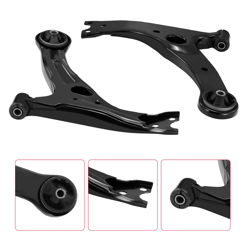 Front Lower Control Arms, Sway Bars & Tie Rods for 2009-2013 Toyota Corolla Matrix